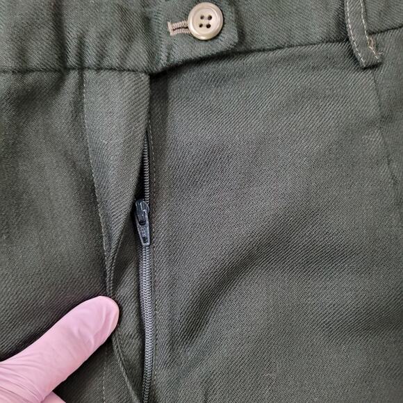 Vintage Pendleton Wool Pants Womens 4 27x27 Green Lined - Picture 3 of 16